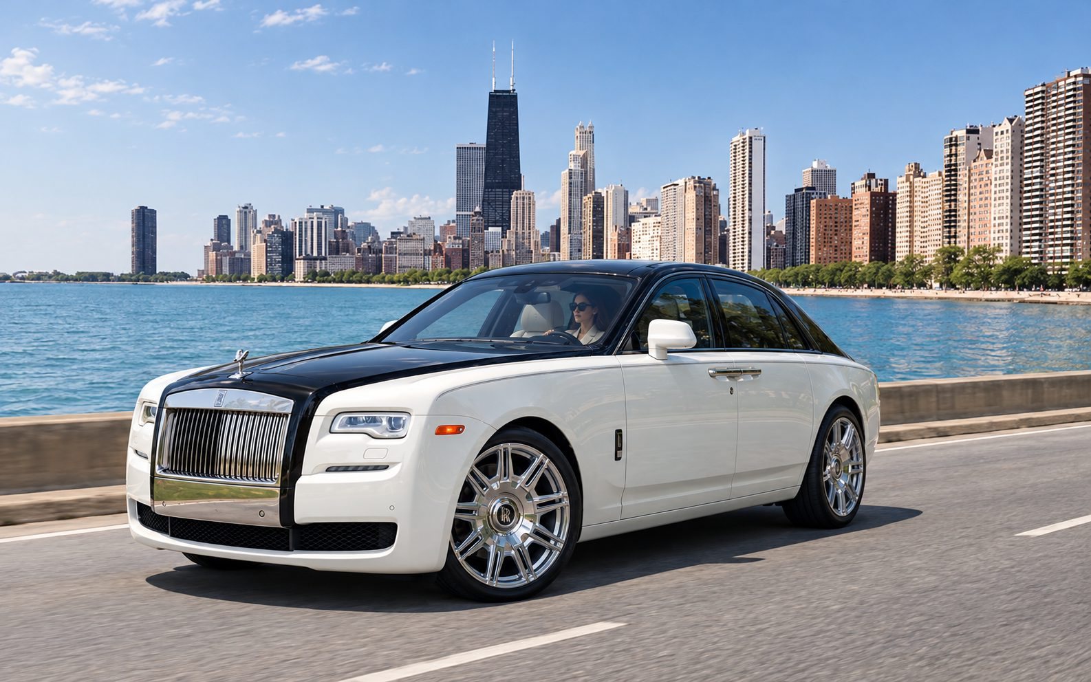 Date nights with a car from G-Wagon Rental Chicago