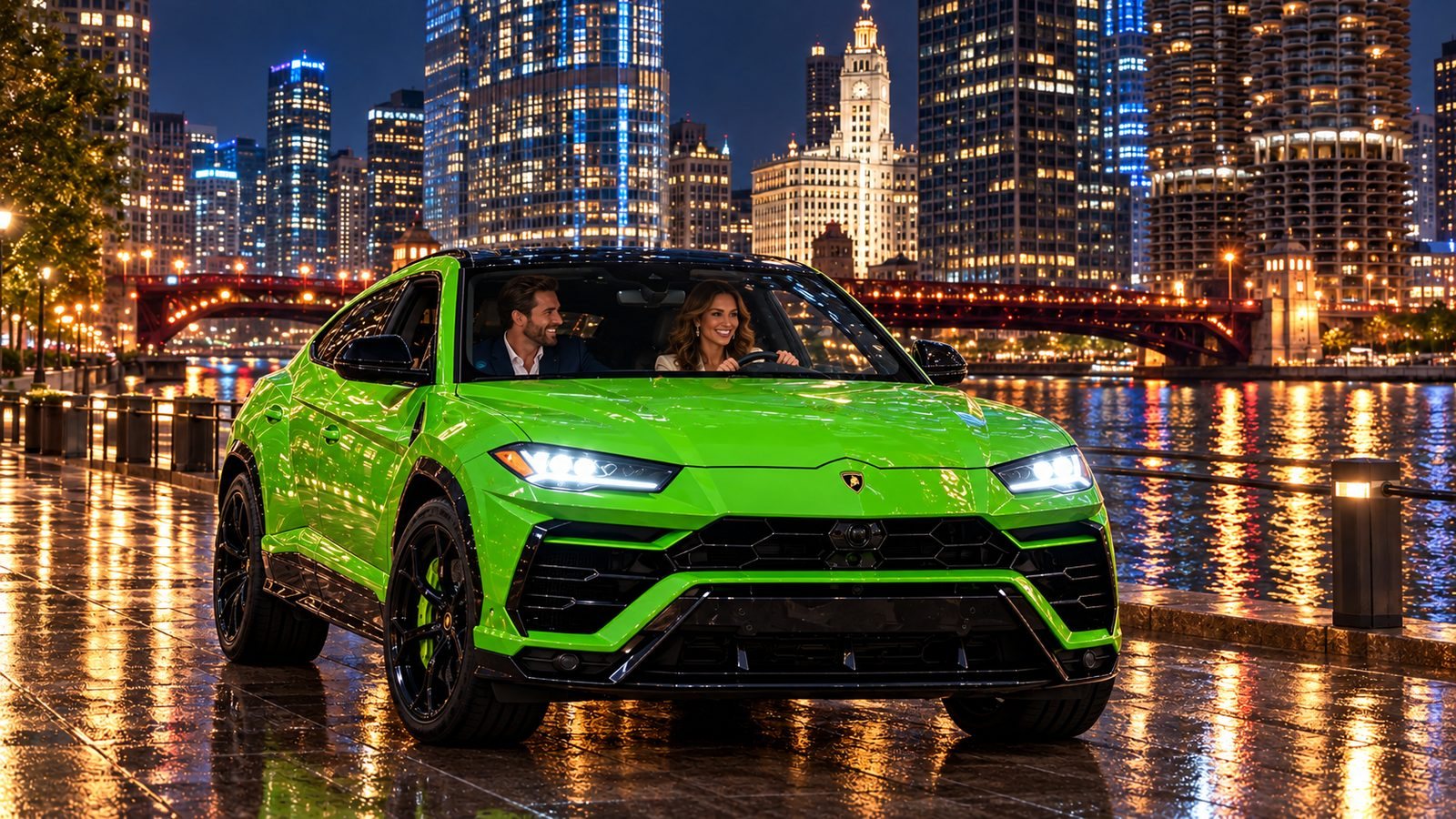 Homecoming with a car from G-Wagon Rental Chicago